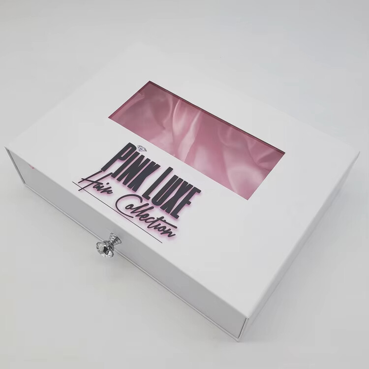  Custom Luxury Wig Packaging Boxes with Handles & Logo Printing Wholesale