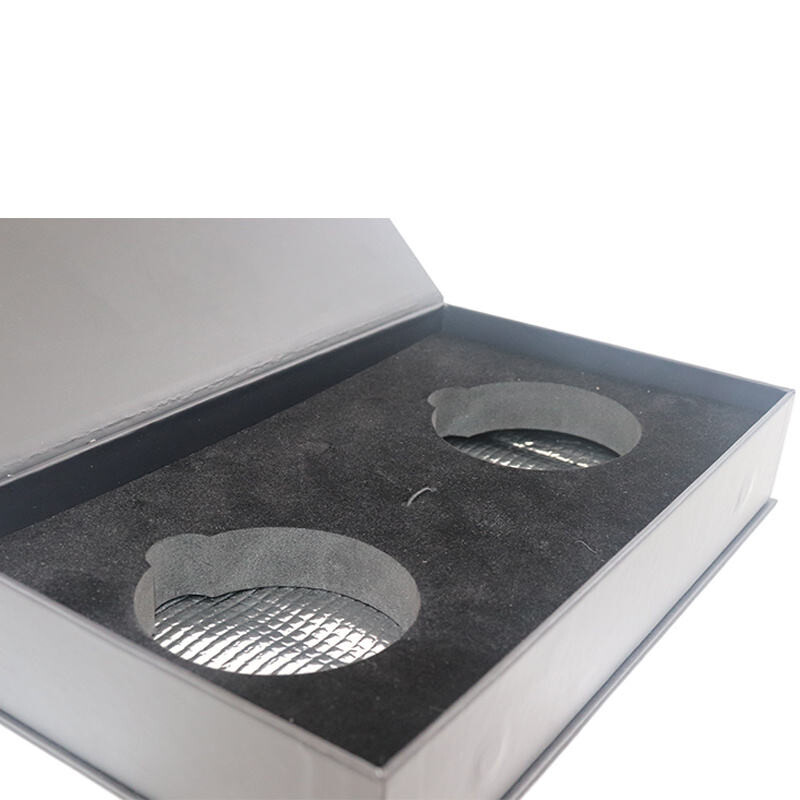  Factory Direct Discount on Customized Hard Matte Black Gift Boxes for 30gr/50gr Caviar Display Packaging