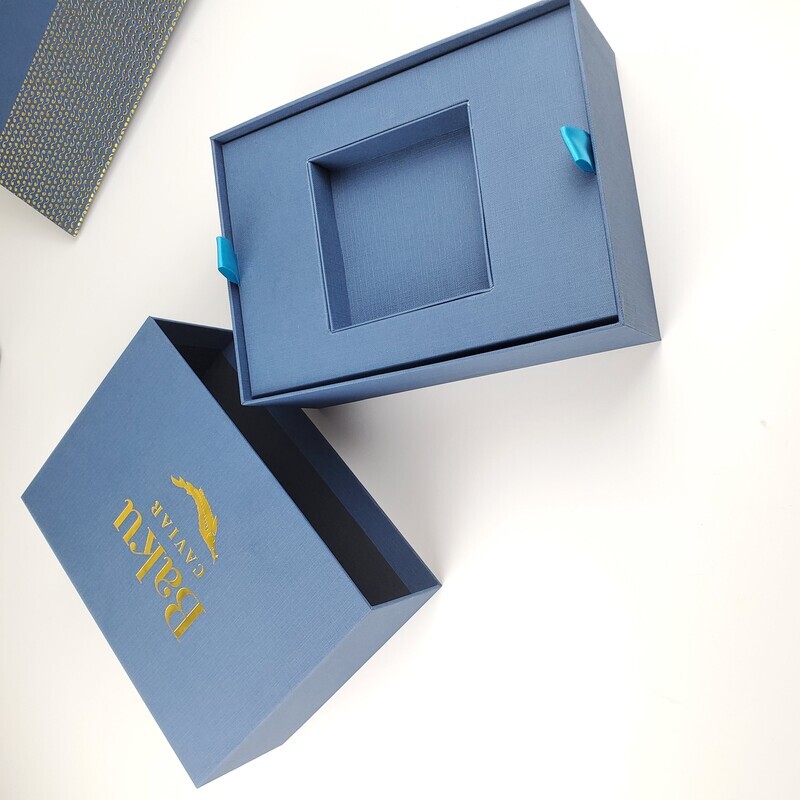  Custom Luxury Gift Boxes - Electronic Component Plum Caviar Tin Can Packaging with Factory Price