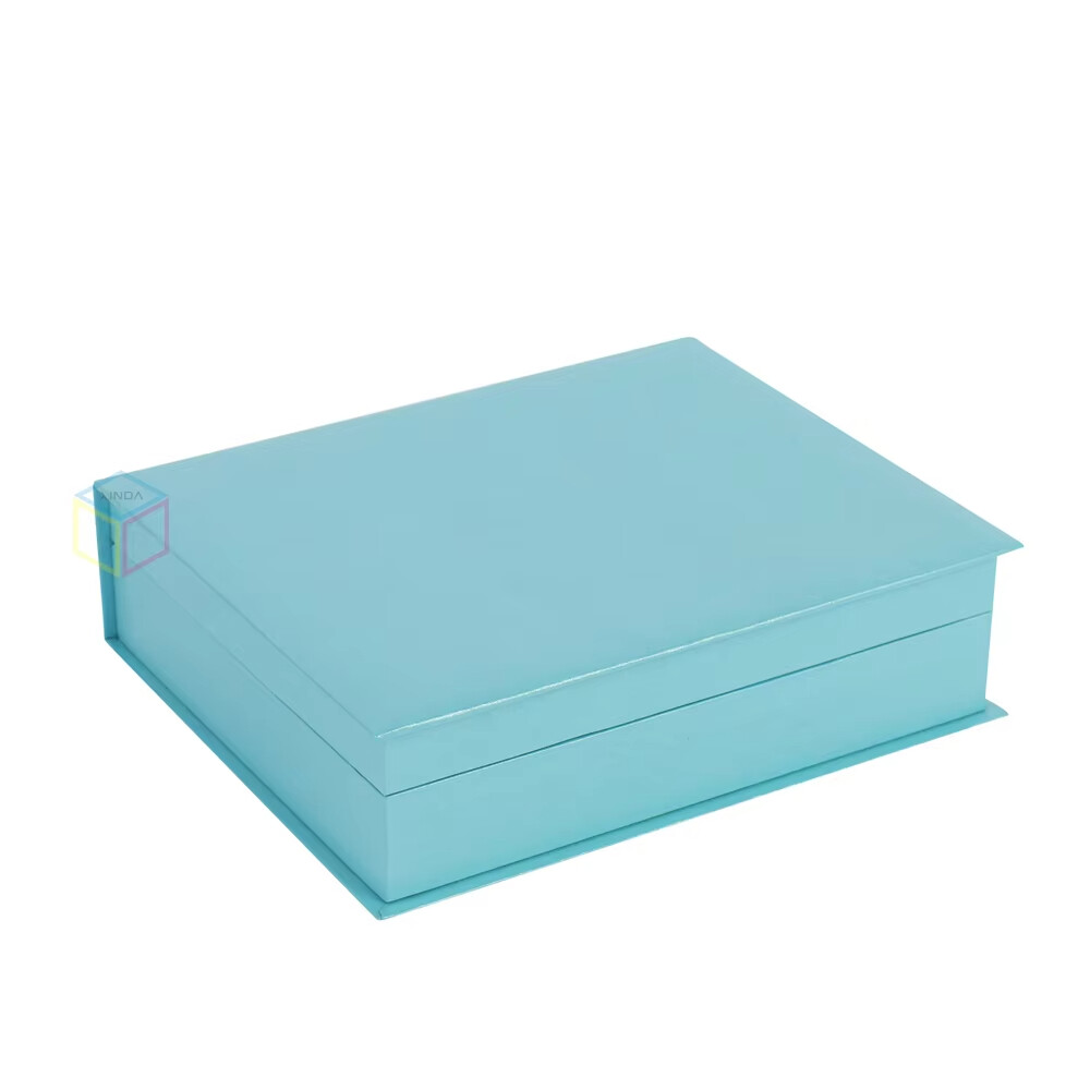  Custom Vertical Packing Machine Yellow Acrylic Leatherette Jewelry Boxes with Logo Printing