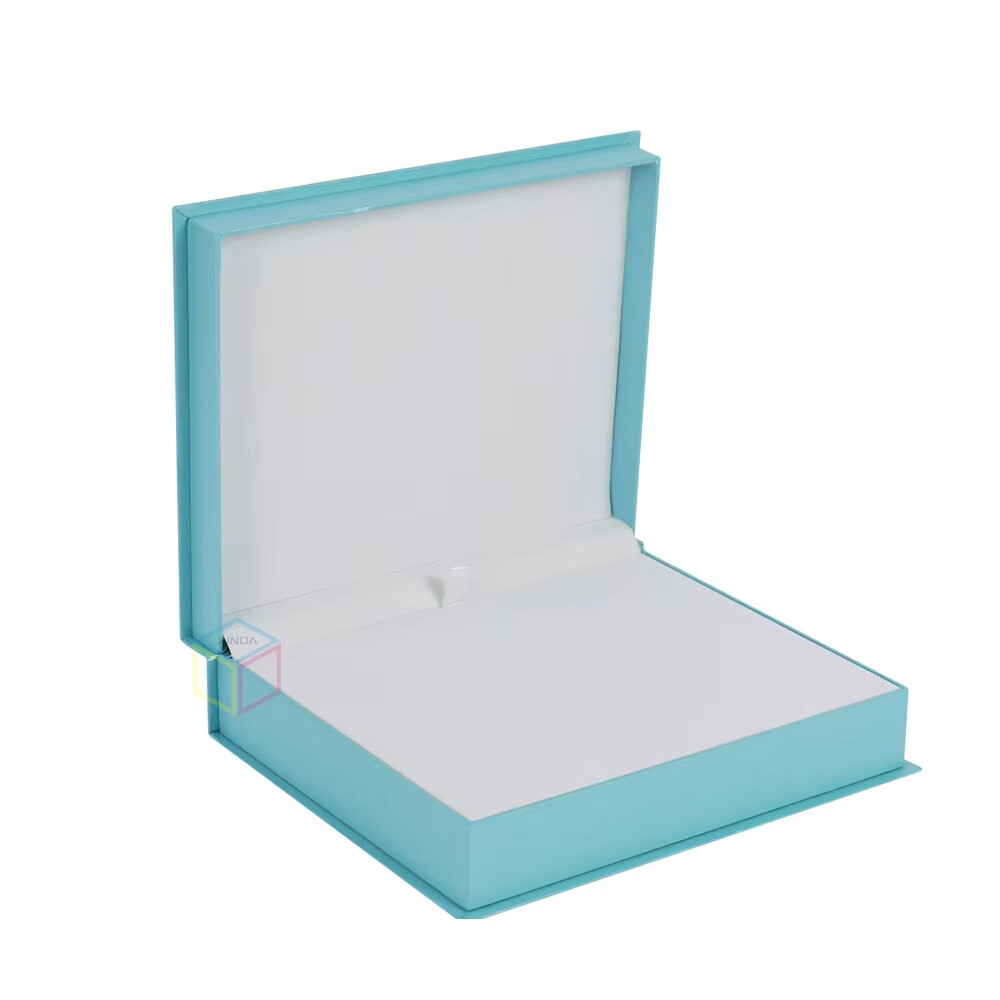  Custom Vertical Packing Machine Yellow Acrylic Leatherette Jewelry Boxes with Logo Printing