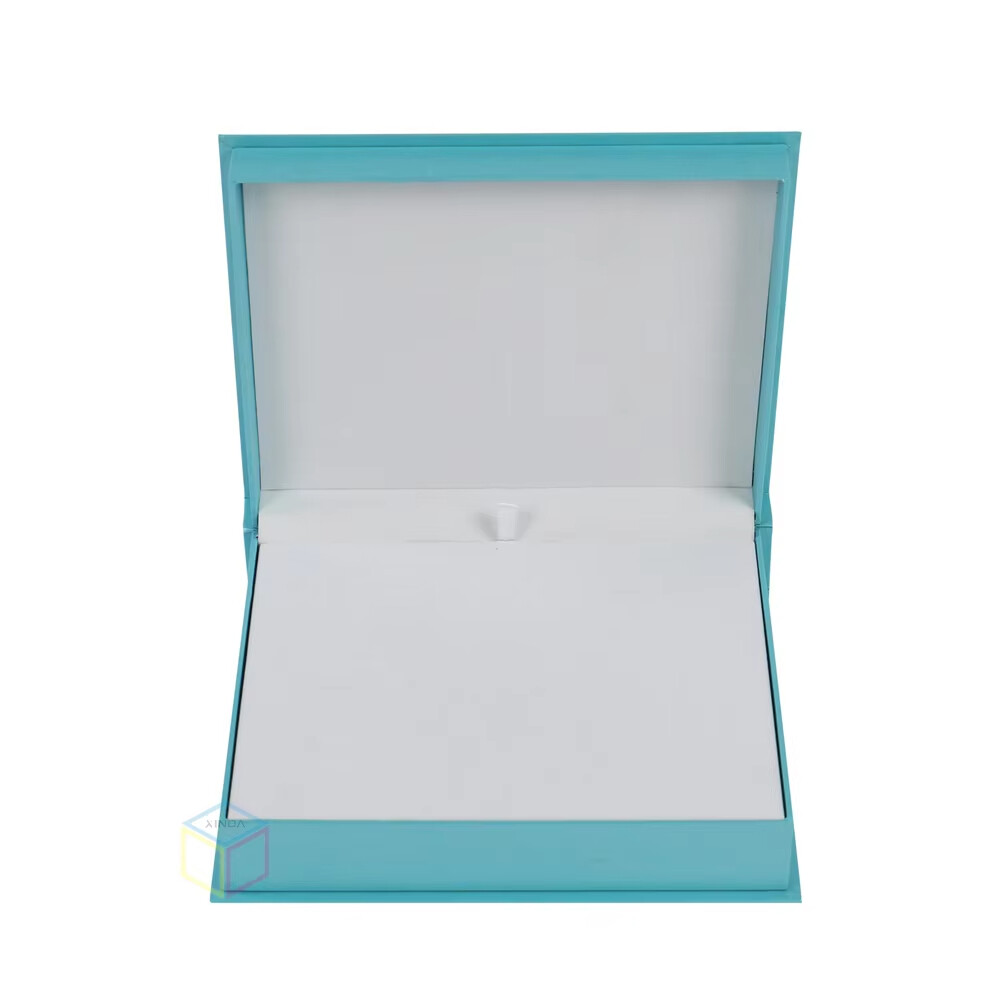  Custom Vertical Packing Machine Yellow Acrylic Leatherette Jewelry Boxes with Logo Printing