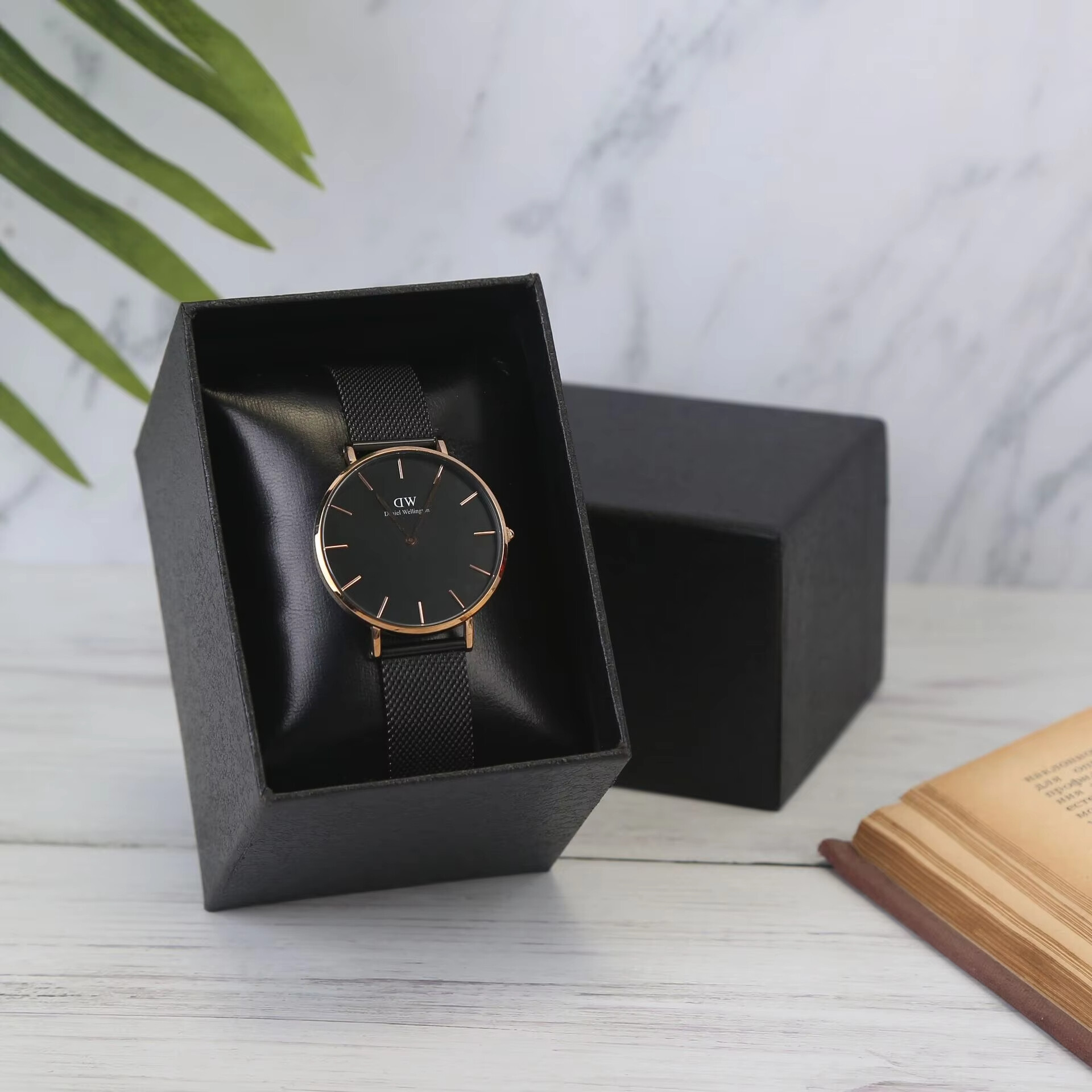  Custom Luxury Watch Packaging Boxes with Original Factory Yellow Strap & Custom Logo