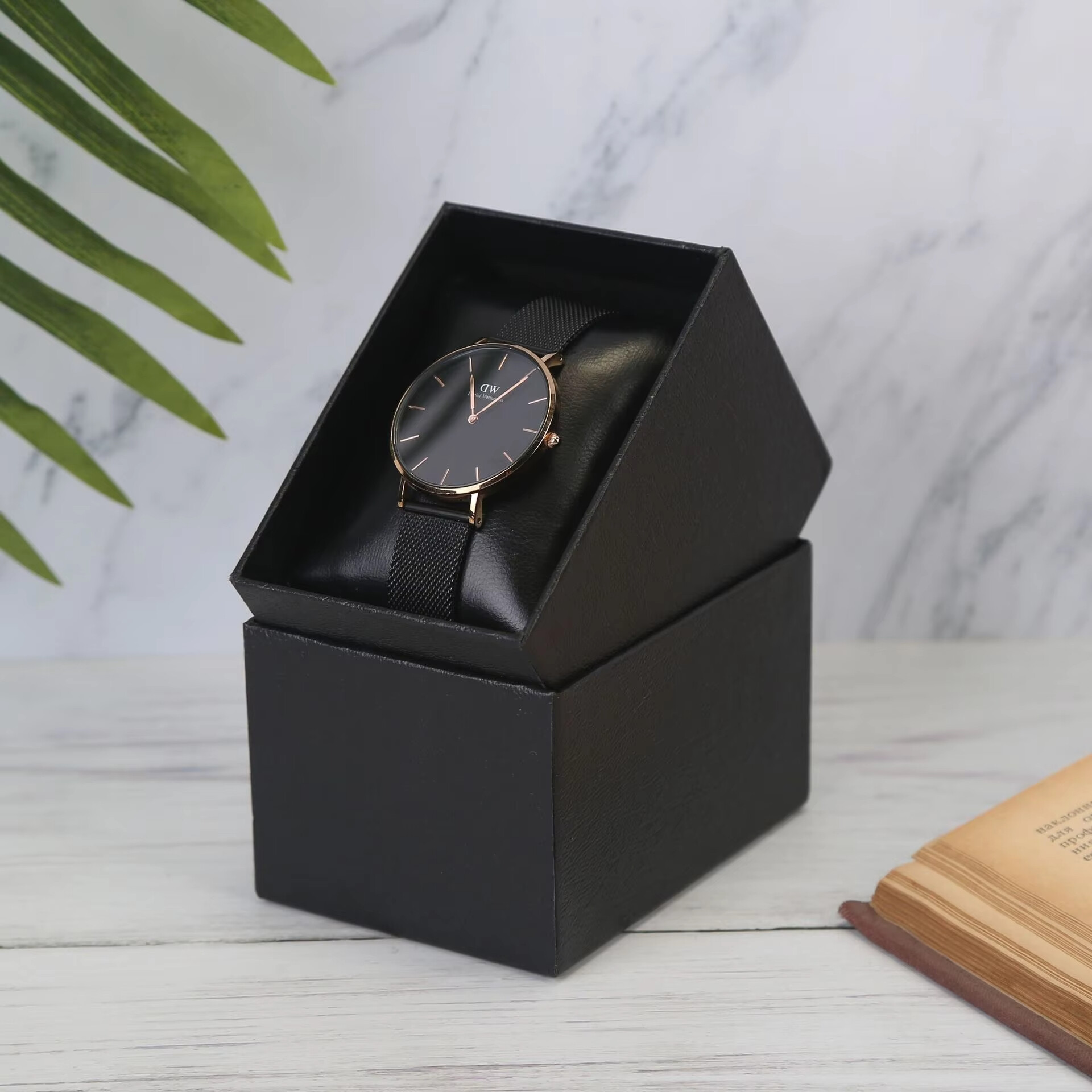  Custom Luxury Watch Packaging Boxes with Original Factory Yellow Strap & Custom Logo