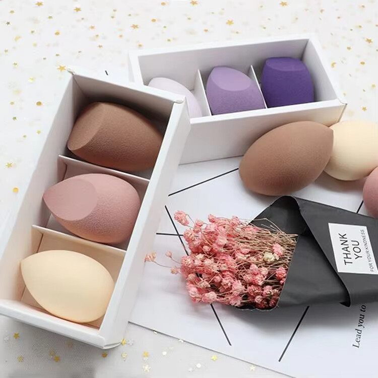  Customized Pink Beauty Sponge Cosmetic Case - Professional Makeup Packaging Gift Box