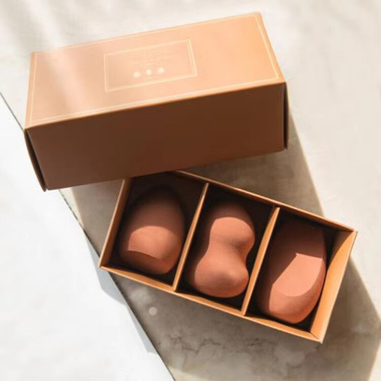  Customized Pink Beauty Sponge Cosmetic Case - Professional Makeup Packaging Gift Box