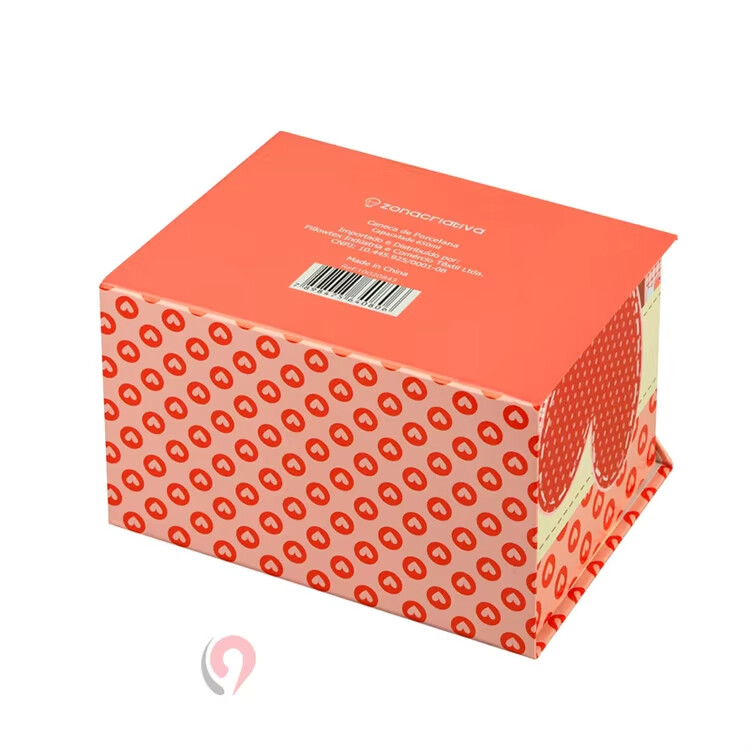  Custom Wholesale Chocolate Corrugated Christmas Mug Set Gift Boxes