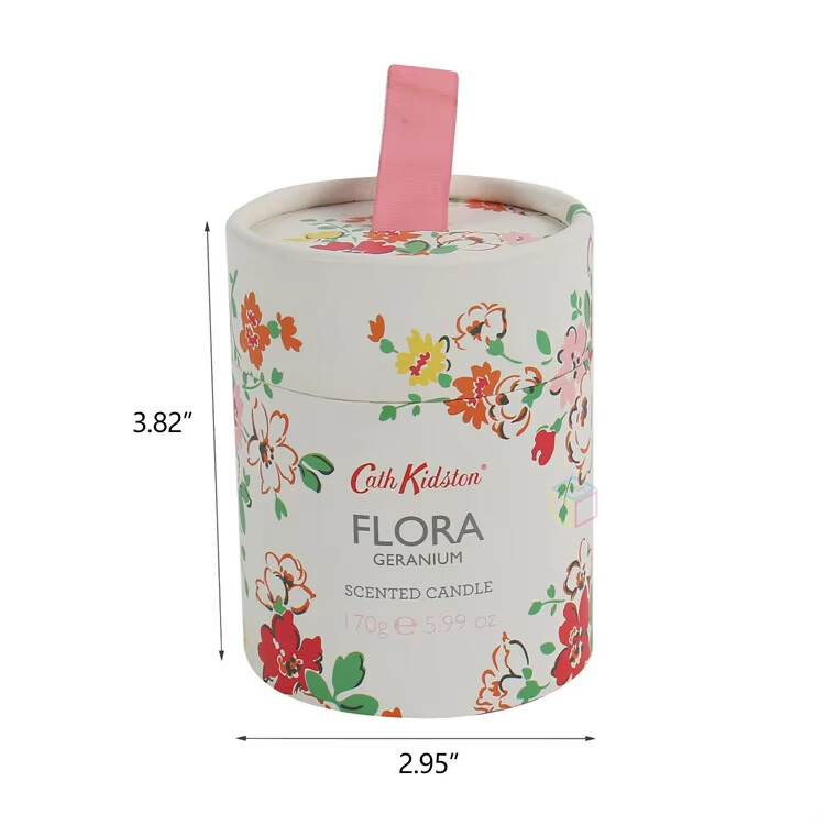  Custom Blue Package Car Tissue Box for Glass Round Candle Holder - Elegant & Eco-Friendly Packaging