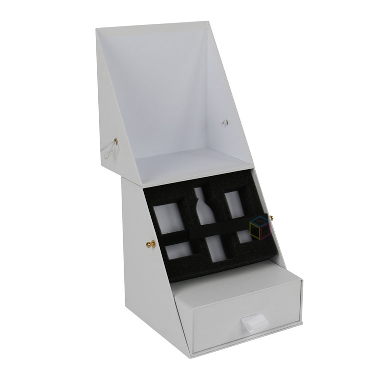  Custom Logo Wholesale Eva Rigid Cardboard Magnetic Gift Box with Eva Foam Insert
