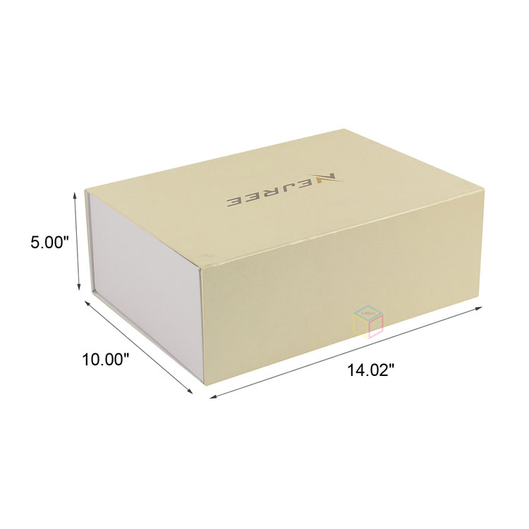  2025 Custom Large Logo Magnetic Folding Gift Box | Luxury Rigid Cardboard Packaging