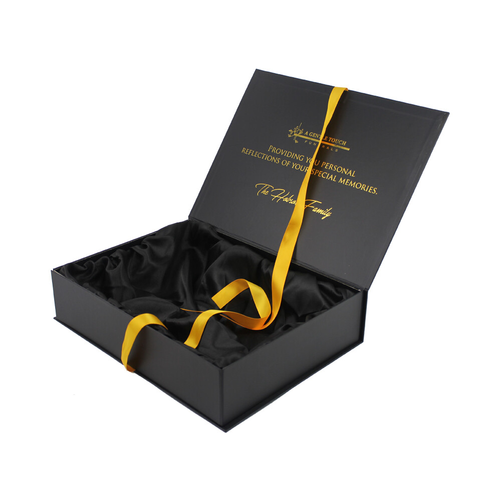  Custom Luxury Large Premium Magnetic Closure Flip Top Mailer Boxes - Matte Black Gift Packaging