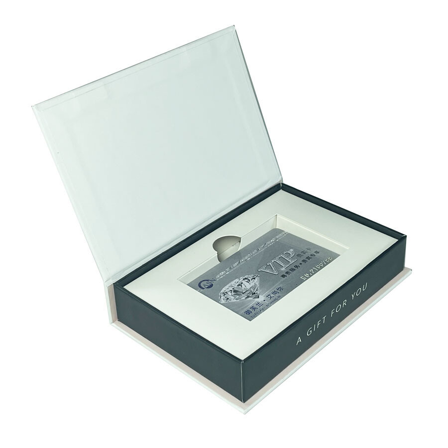  Custom Small Business VIP Gift Card Credit Box with White Packaging