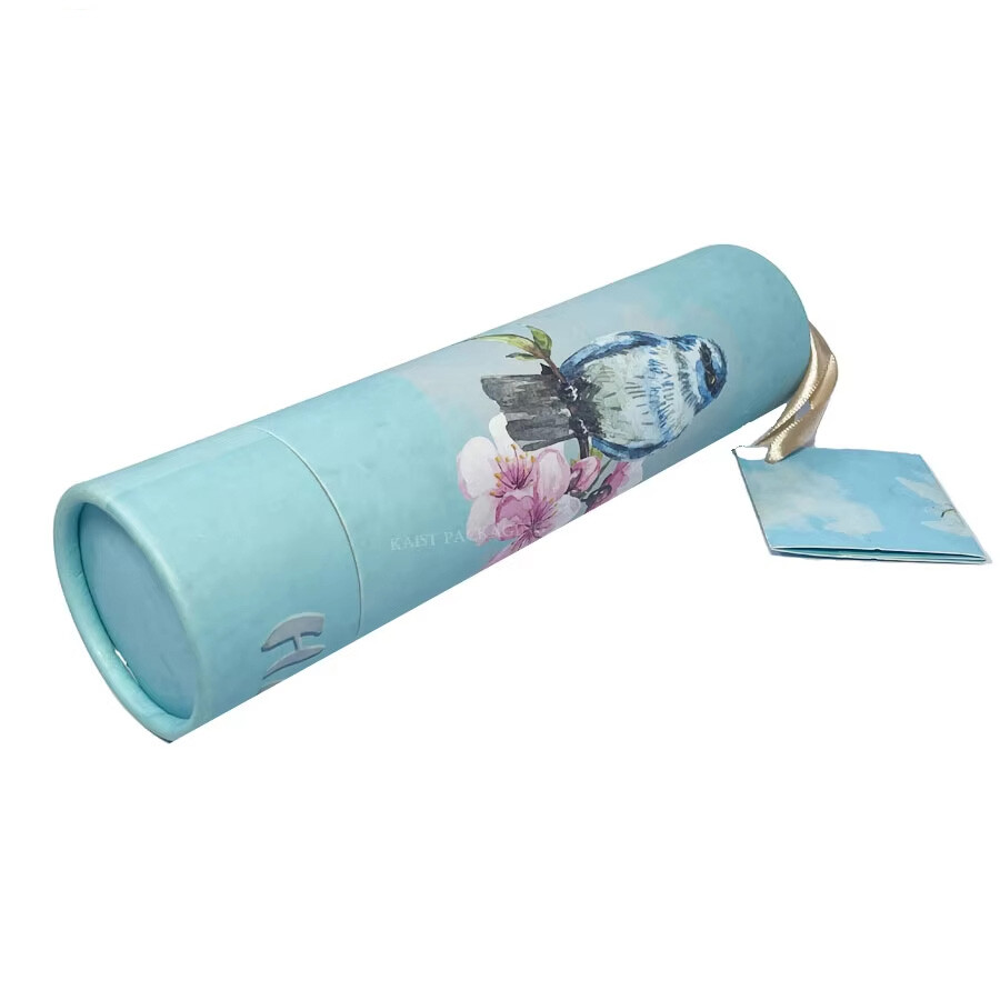  Custom Luxury Hair Brush Box - Round Cylinder Cardboard Packaging