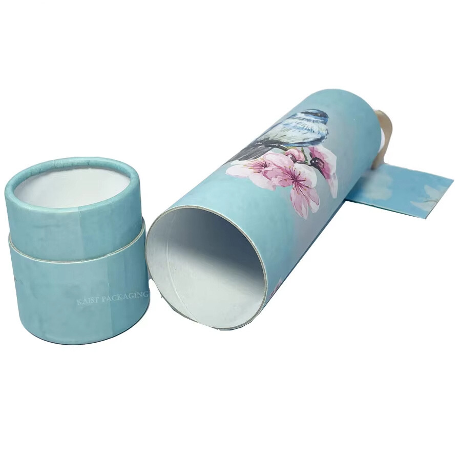  Custom Luxury Hair Brush Box - Round Cylinder Cardboard Packaging