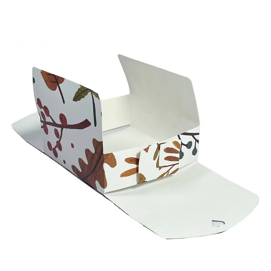 Custom Cheap Paper Christmas Cookie Biscuit Box Packaging - Flat Pack & Eco-Friendly