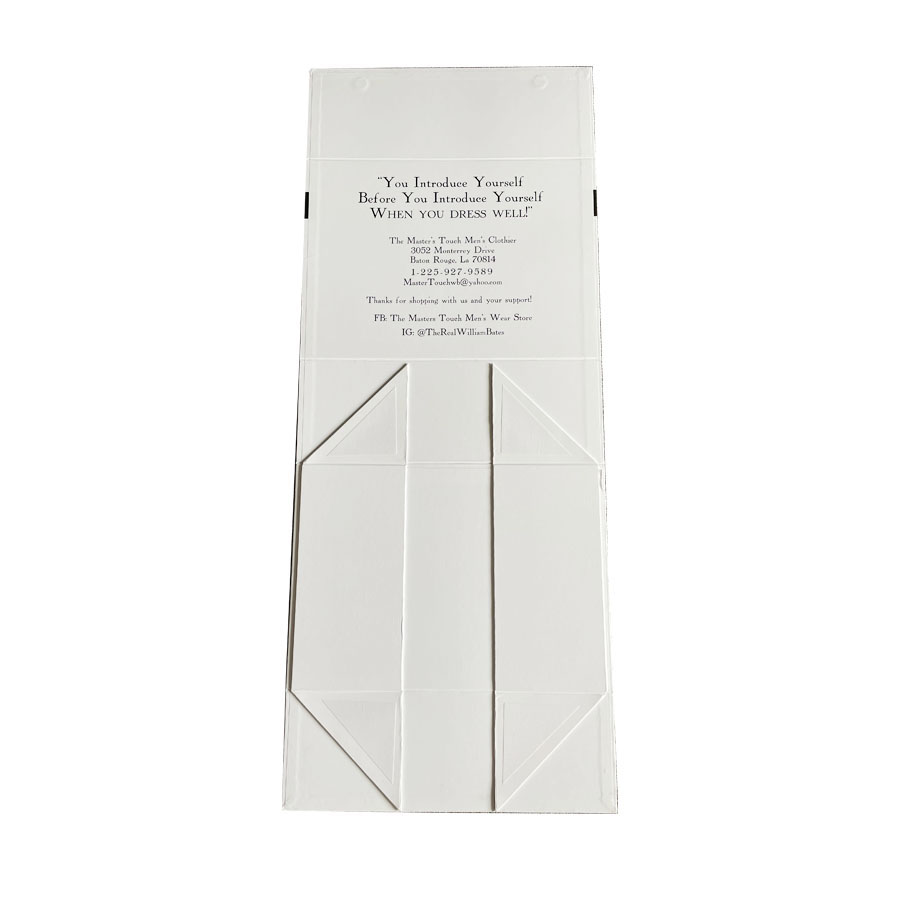  Custom Foldable Suit Paper Boxes - Luxury Packaging for Clothes