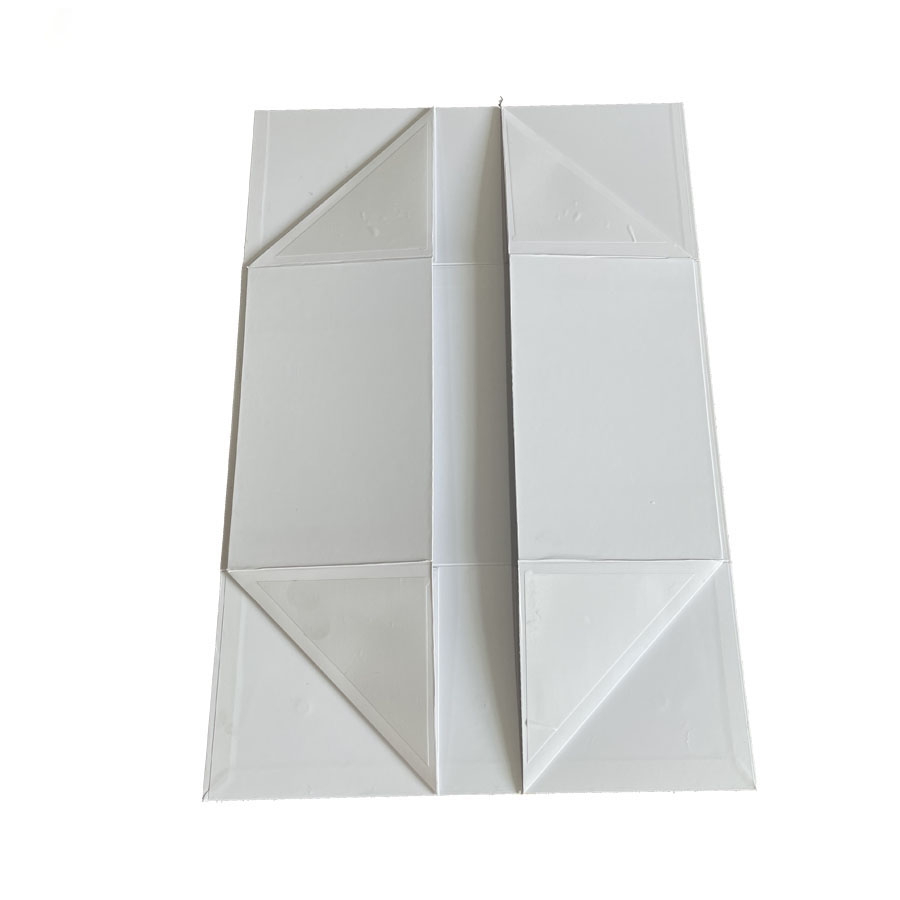  Custom Fold Magnetic Cardboard Wedding Dress Gown Packaging Box - Large Size