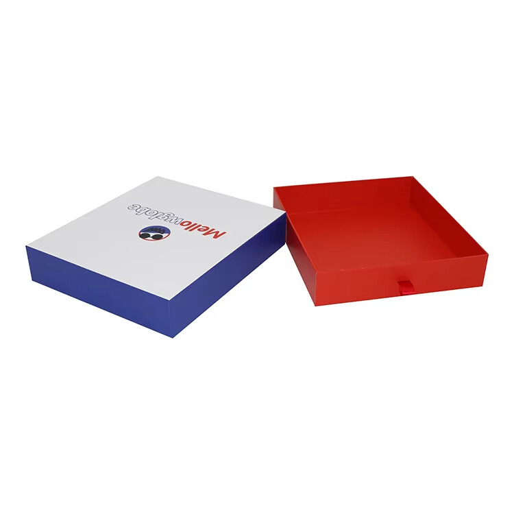  Custom Luxury Design Clothing Black Cardboard Gift Drawer Box - High-End Packaging Solution