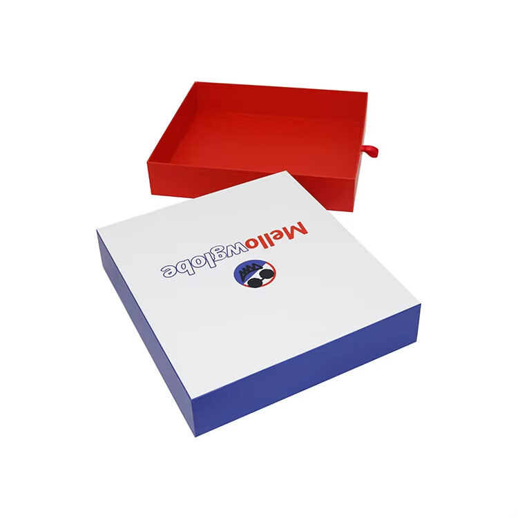  Custom Luxury Design Clothing Black Cardboard Gift Drawer Box - High-End Packaging Solution