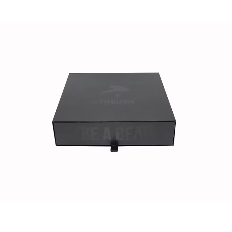  Custom Luxury Clothing Gift Box - Black Cardboard Drawer Style