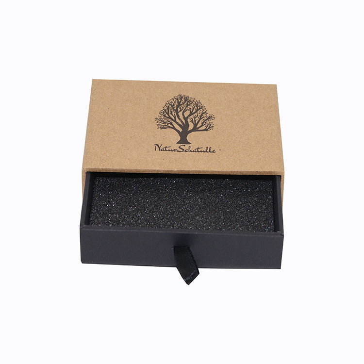 Custom Decorative Kraft Paper Cardboard Storage Drawer Boxes