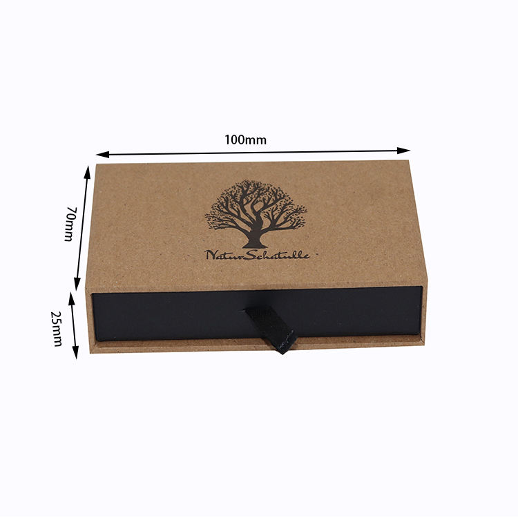 Custom Decorative Kraft Paper Cardboard Storage Drawer Boxes