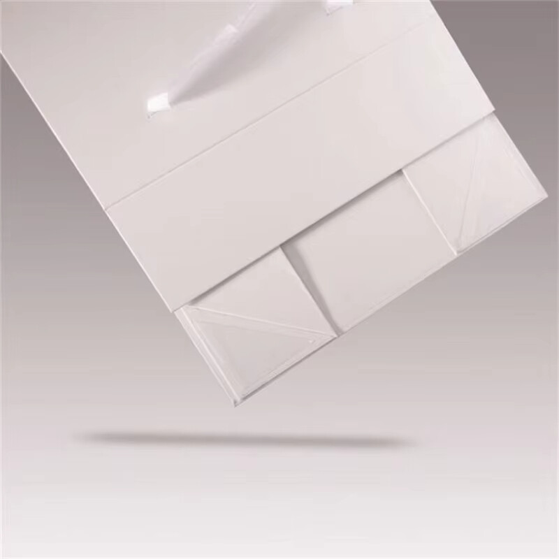  Luxury Large Cardboard Magnetic Folding Hat Box with Ribbon - Custom & Eco-Friendly