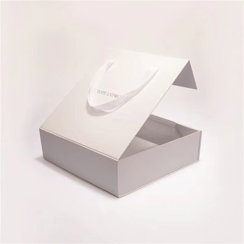  Luxury Large Cardboard Magnetic Folding Hat Box with Ribbon - Custom & Eco-Friendly