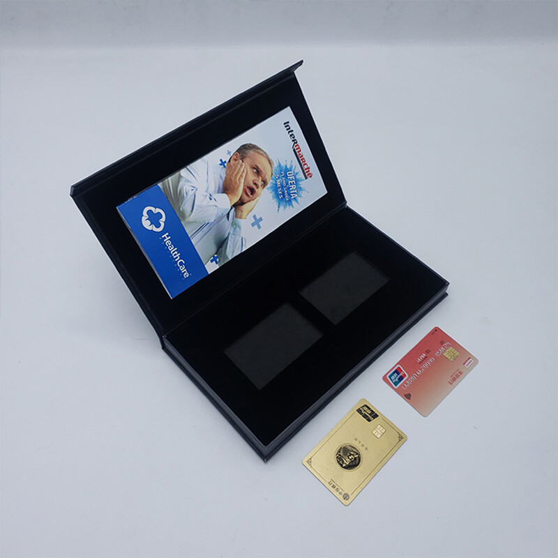  Luxury Magnetic Packaging Credit Card Black Box - Custom Corrugated Mailer Boxes