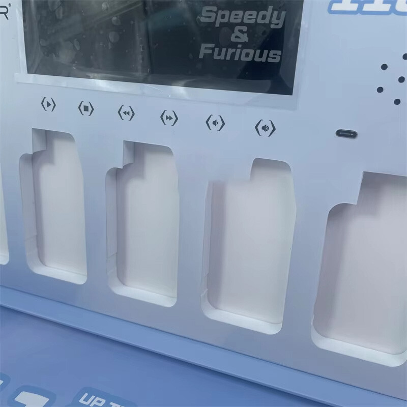 luxury rigid set up electronic product packaging with EVA and LCD Screen