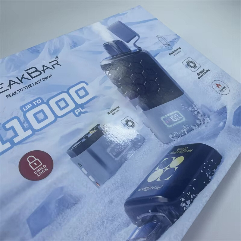 luxury rigid set up electronic product packaging with EVA and LCD Screen