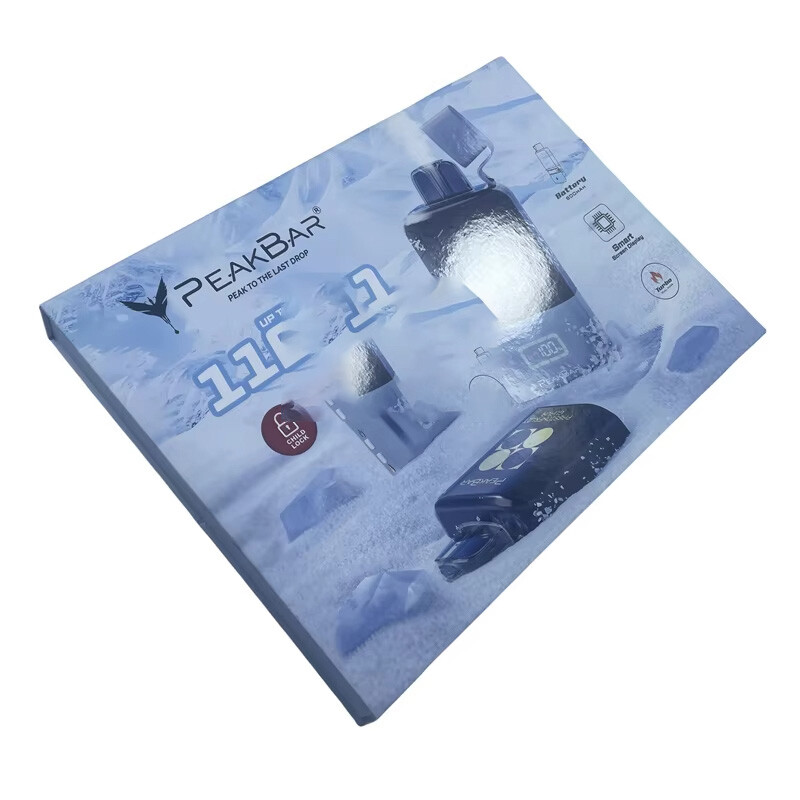 luxury rigid set up electronic product packaging with EVA and LCD Screen