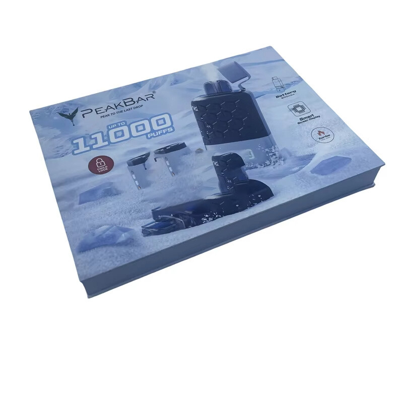 luxury rigid set up electronic product packaging with EVA and LCD Screen