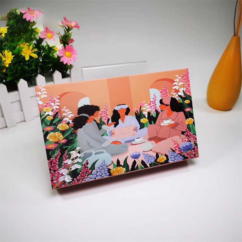  Luxury Rigid Pink Magnetic Closure Silk Scarf Packaging Boxes