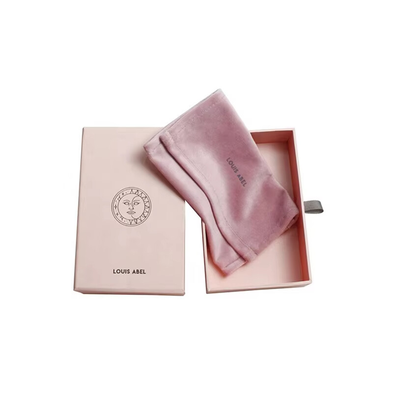  Custom Luxury Pink Cardboard Drawer Jewelry Gift Box - High-End Packaging Solution