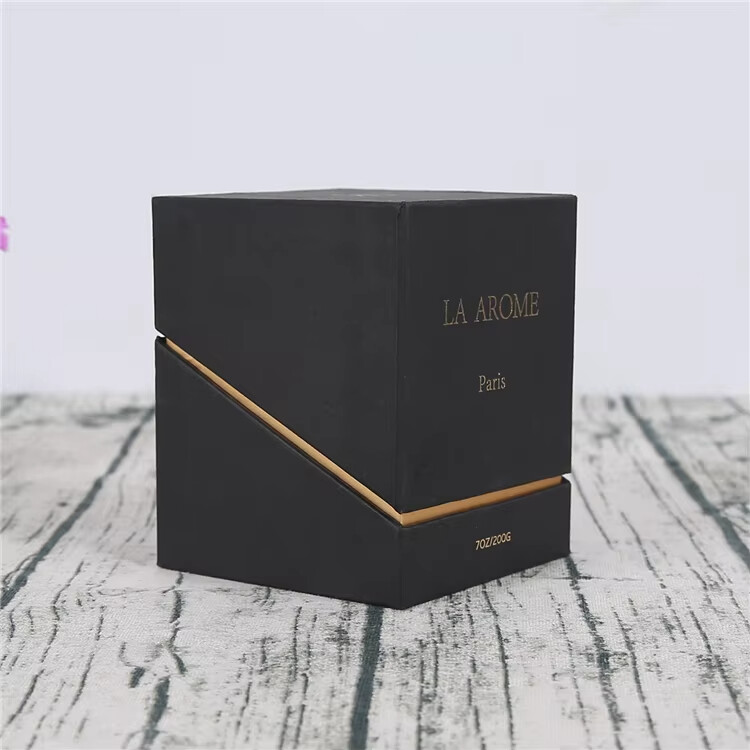  Wholesale Custom Rigid Cardboard Square Paper Candle Boxes with OEM Service
