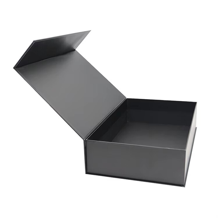  Custom Luxury Magnetic Black Cardboard Wine Glass Packaging Boxes