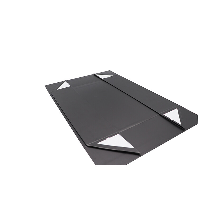  Custom Matte Black Magnetic Close Folding Plain Hat Boxes for Stylish Storage