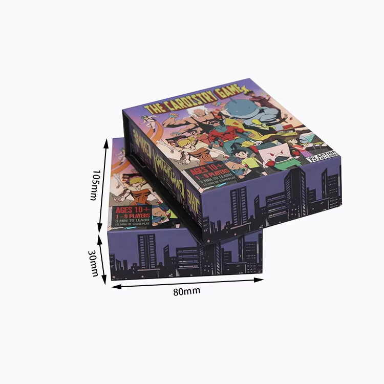  Custom Rigid Cardboard Game Gift Box with Magnetic Lid - High-End Packaging Solutions