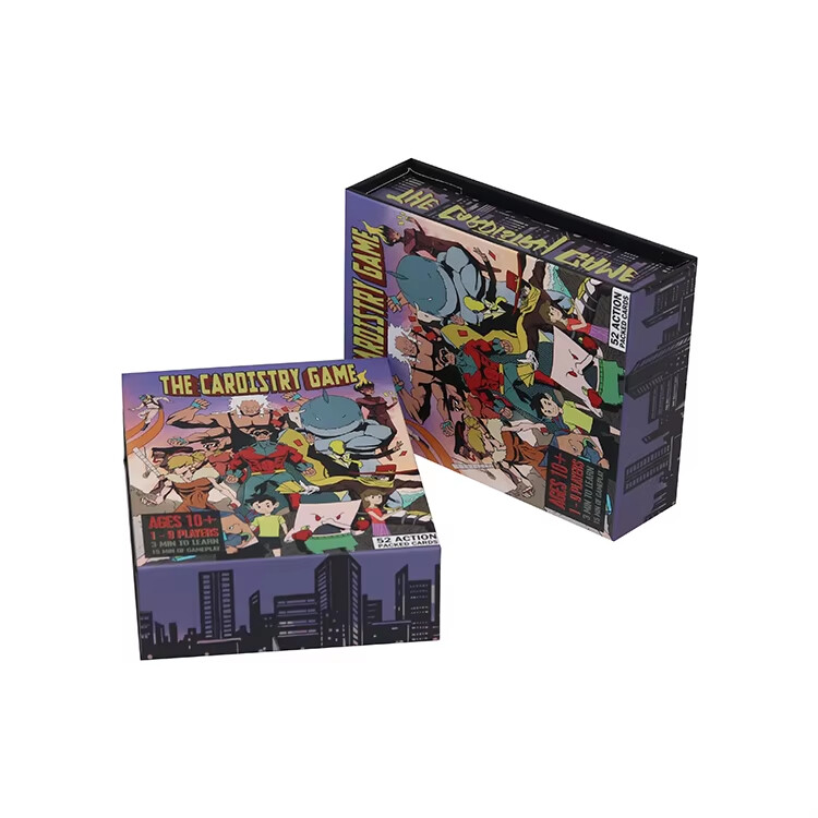  Custom Rigid Cardboard Game Gift Box with Magnetic Lid - High-End Packaging Solutions