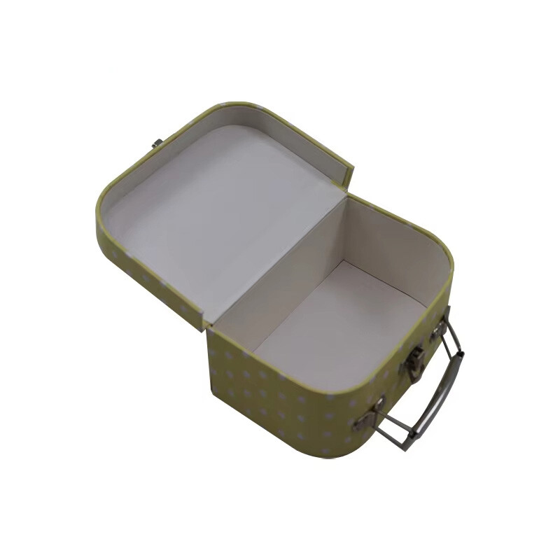  High-Quality Mini Cardboard Baby Suitcase Gift Box for Unique Baby Gifts