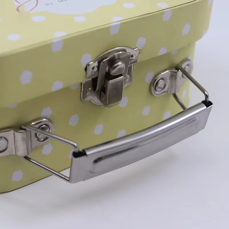  High-Quality Mini Cardboard Baby Suitcase Gift Box for Unique Baby Gifts