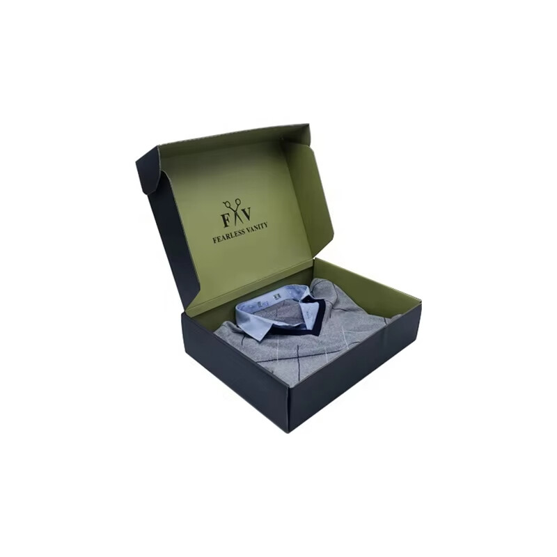  Customized Corrugated Gift Boxes for Clothing Packaging with Matte Finish