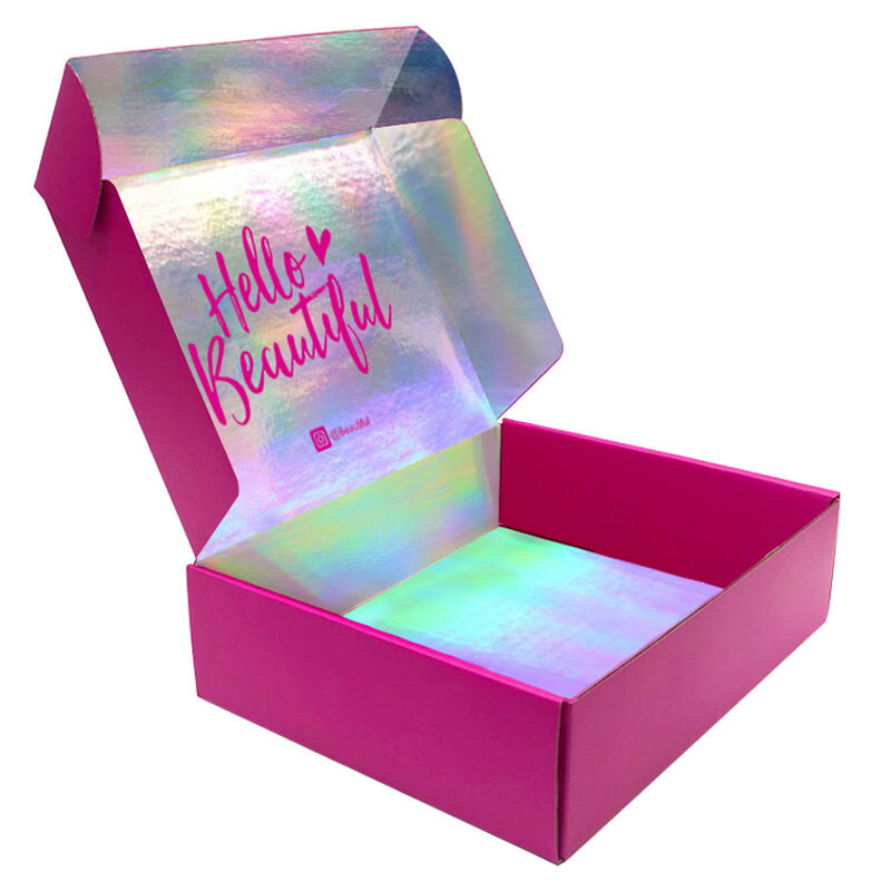  Custom Shipping Boxes & Corrugated Mailers: Holographic Cosmetic Packaging Solutions