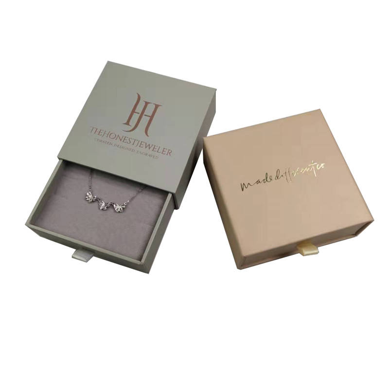  Custom Luxury Wholesale Jewelry Packaging Boxes - Wedding Rings, Necklaces, Earrings with Sliding Cardboard Design