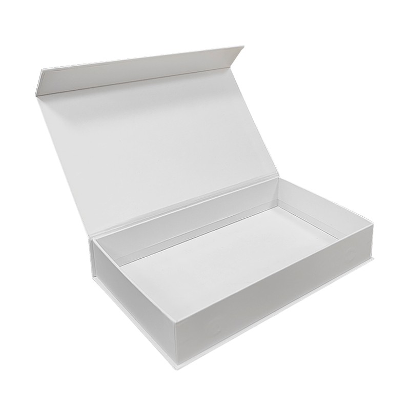 主图_004.png Custom White Book-Shaped Cardboard Gift Box with Magnetic Flap Closure