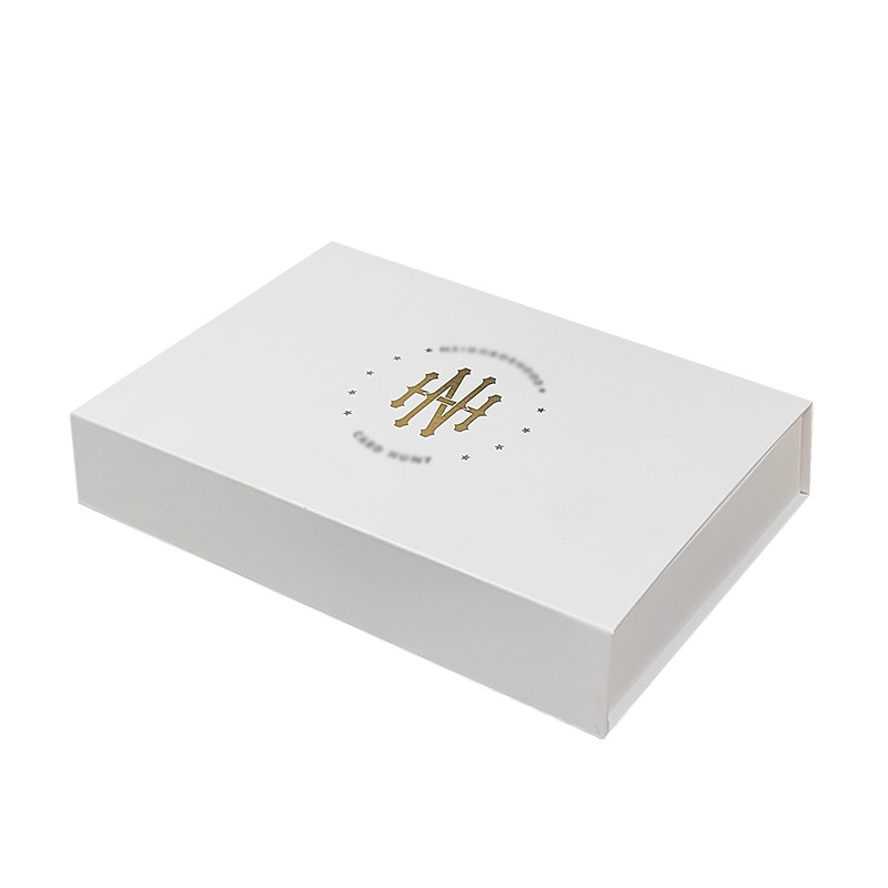主图_005.png Custom White Book-Shaped Cardboard Gift Box with Magnetic Flap Closure