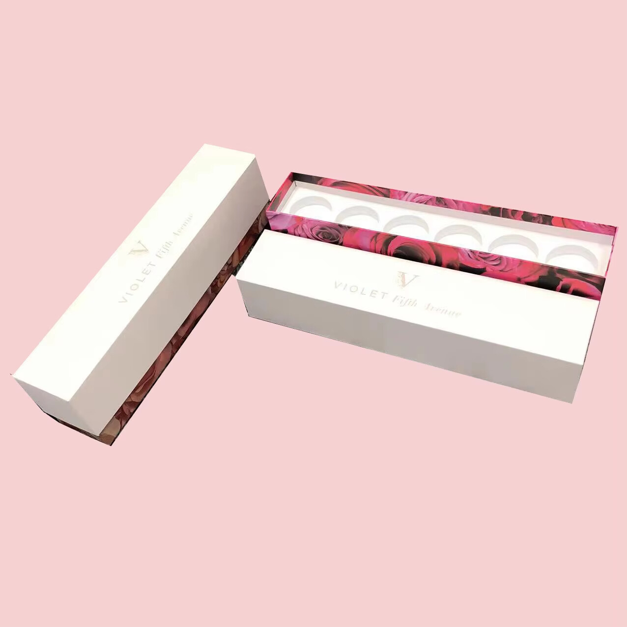 Customized Luxury Oval Candle Packaging Box with Square Rigid Paper Cardboard Logo Matte Lid and Base