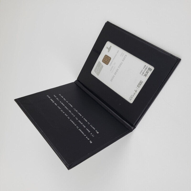  Luxury Rigid Cardboard Photo Frame Album & Credit Card Gift Box with Magnetic Closure & Foam Insert