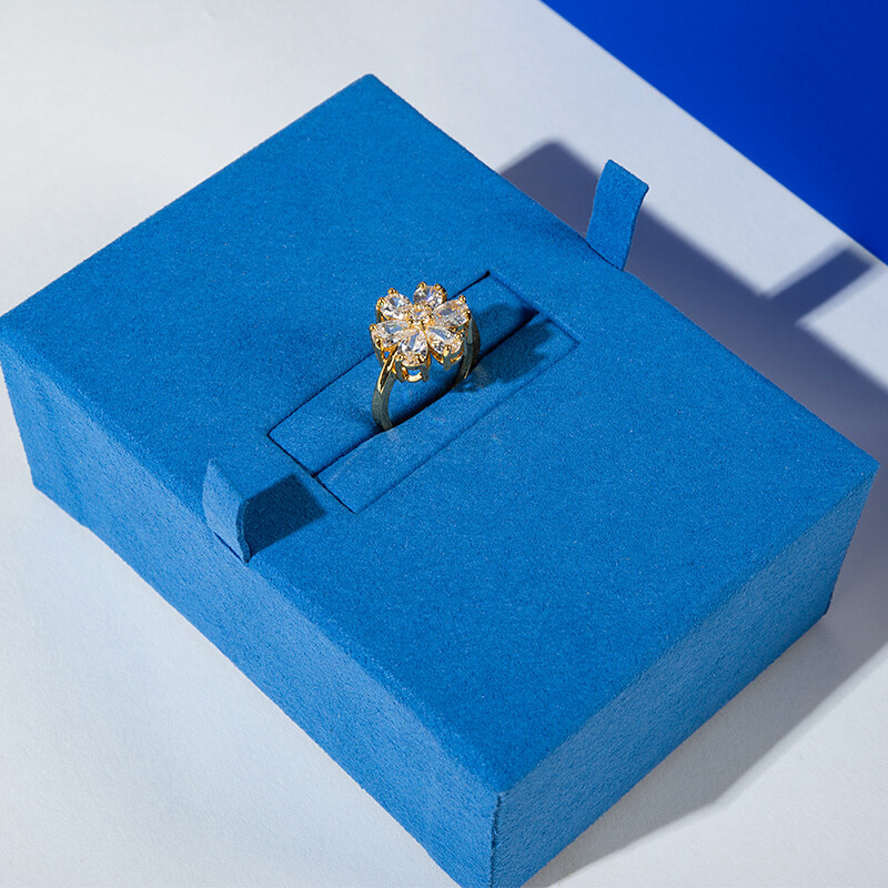  Custom High-End Jewelry Packaging Boxes - WEIMEI FSC Blue Luxury Set